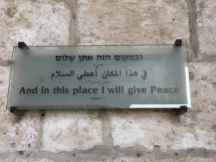 Love the saying on this entrance to the Old City