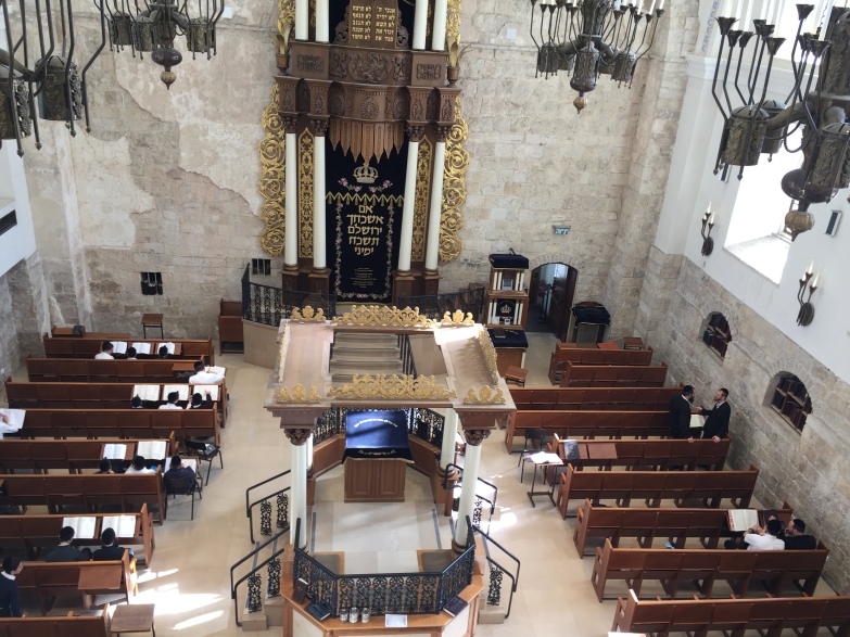 Synagogue, Internal. the women area is upstairs and separate from the men