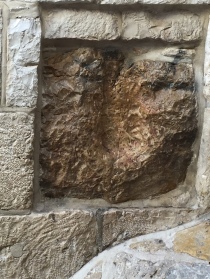 Another station of the cross where Jesus laid his hand