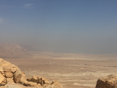 View from top of Masada