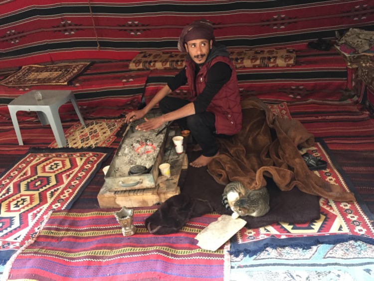 Local Bedouin in Little Petra