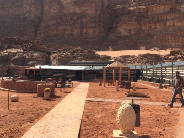 Our camp in Wadi Rum