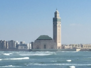 You get a better idea of the scale of the mosque compared to the surrounding buildings