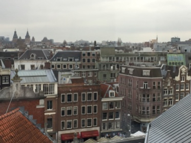 No tall building or sky scrappers in Amsterdam! The ground can not support it and we were told 'ages ago, you were not allowed to build anything called then the local church'
