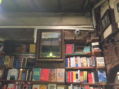 interior of Shakespeare and Co