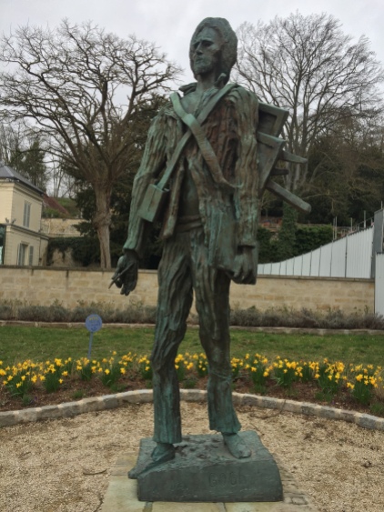 Statue of Vincent in a small park dedicated to him